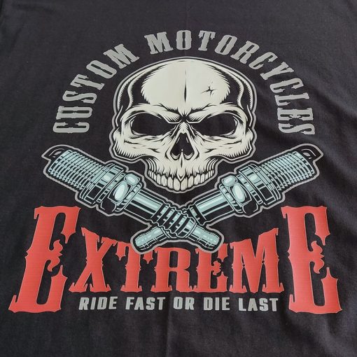 camiseta motos custom