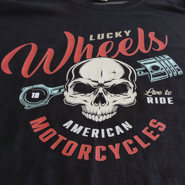 camiseta motos custom old school