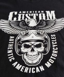 camiseta para moteros custom