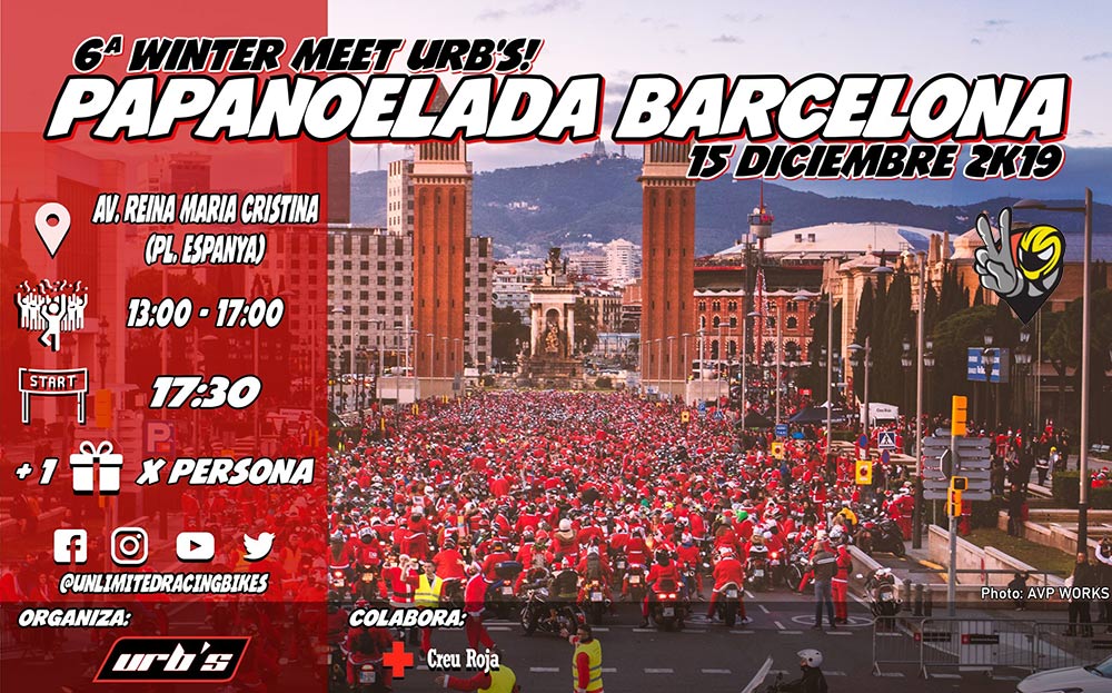 Cartel 8ª Papanoelada Barcelona