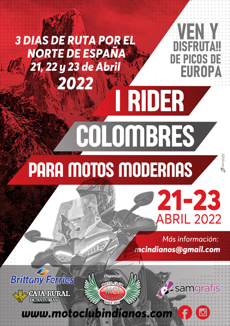 I Raider Colombres 2022, Asturias en Moto