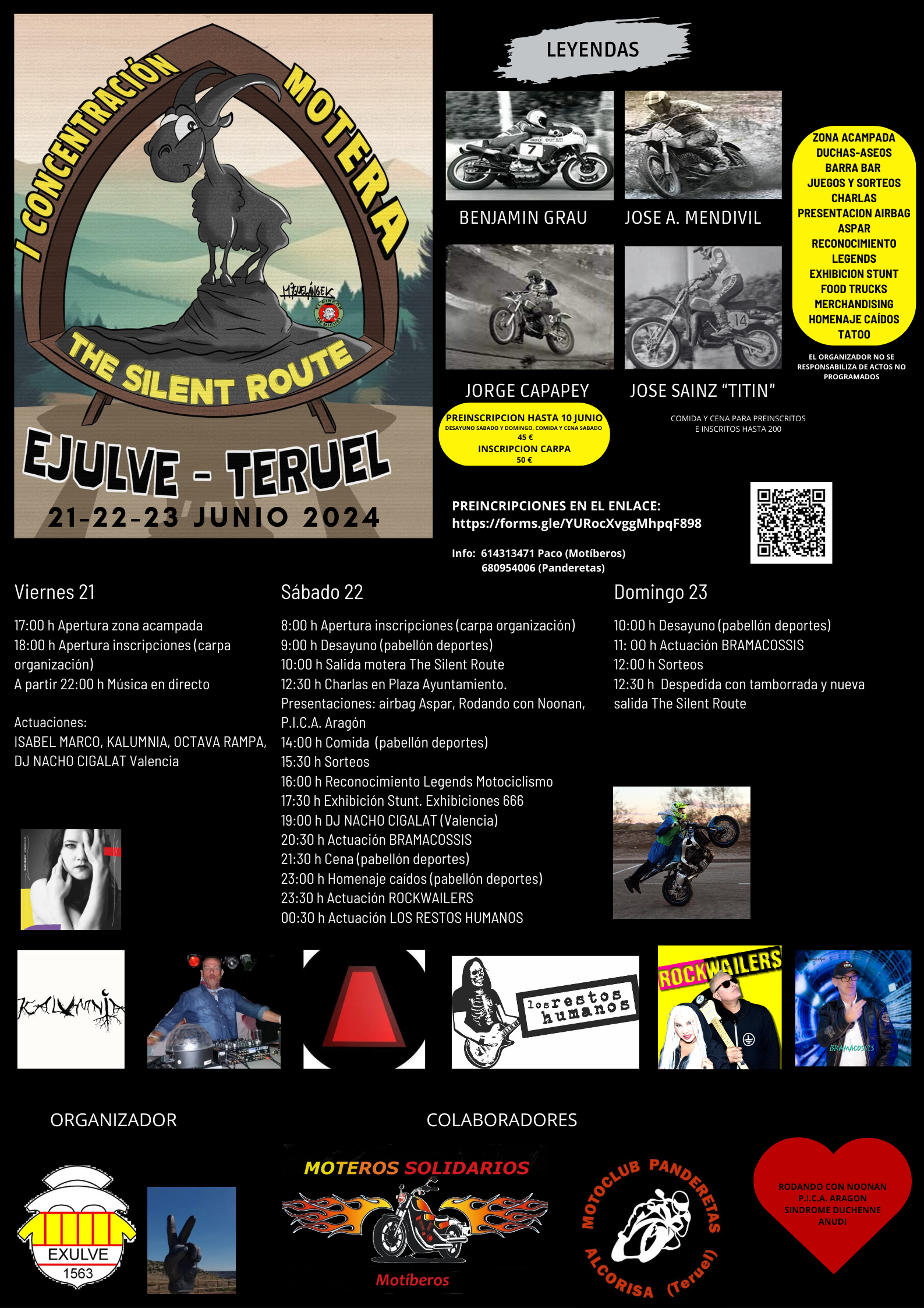 Cartel I CONCENTRACIÓN MOTERA SOLIDARIA EJULVE