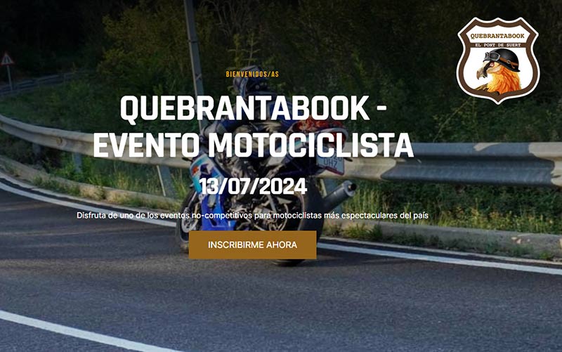 cartel moto Quebrantabook 2024