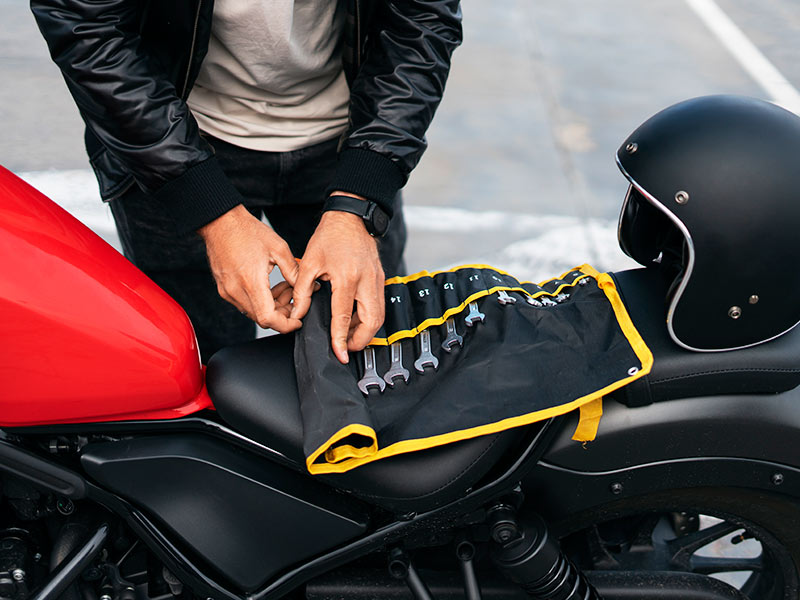 kit de emergencia para ir en moto