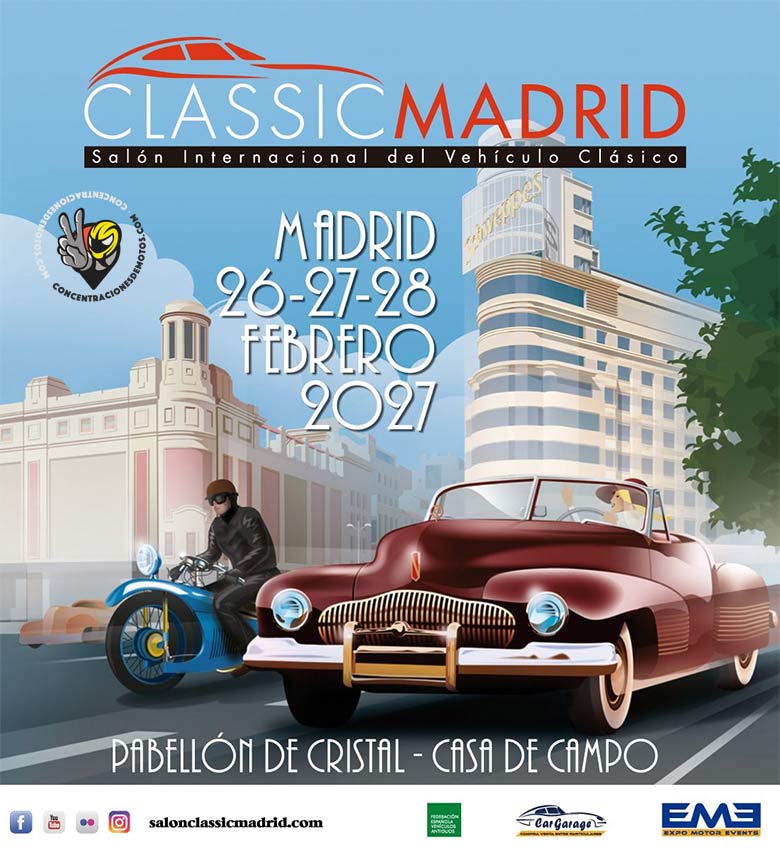 Cartel SALÓN CLASSIC MADRID 2026