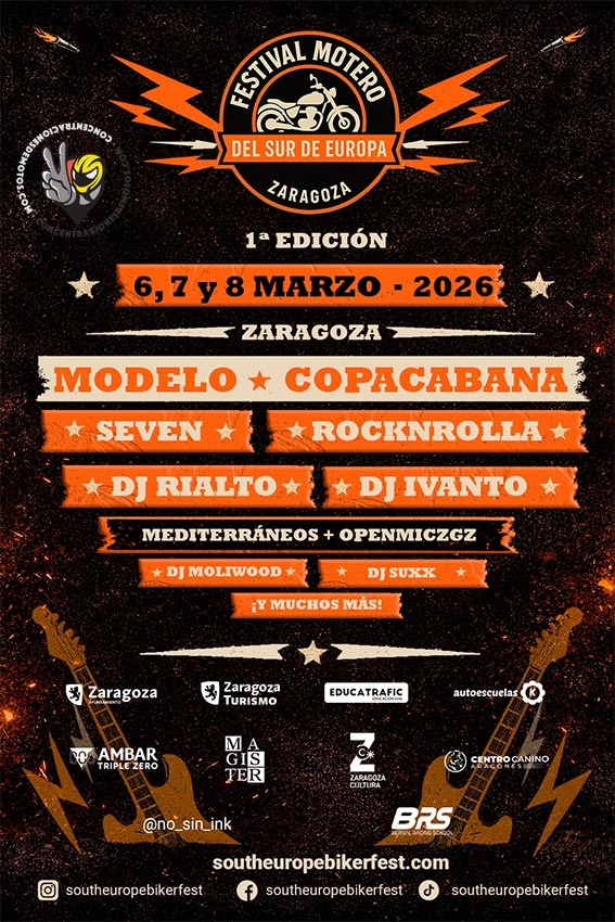 Cartel FESTIVAL MOTERO DEL SUR DE EUROPA
