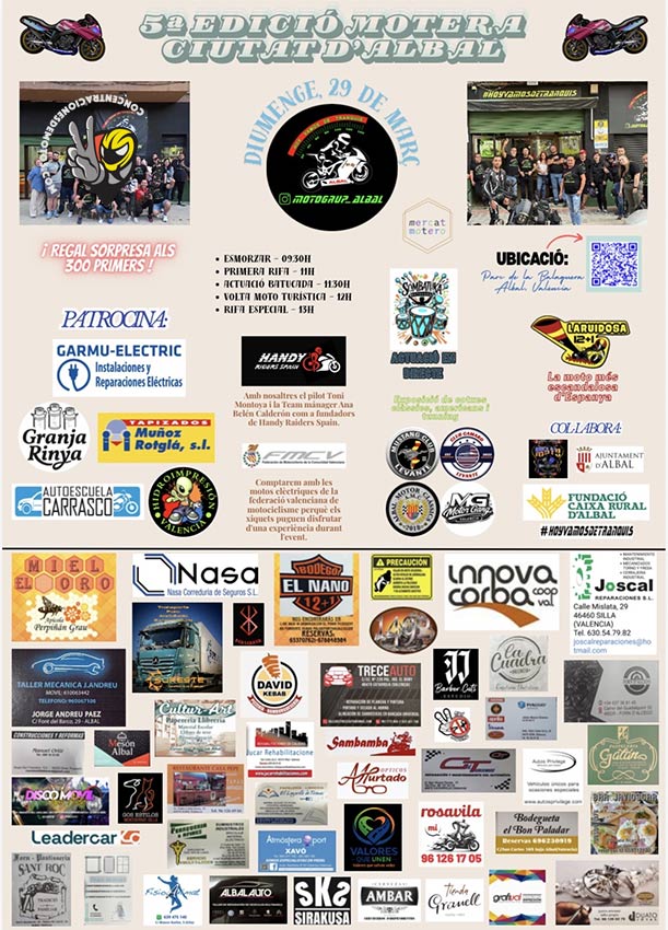 Cartel 5ª EDICIÓ MOTERA CIUTAT D’ALBAL