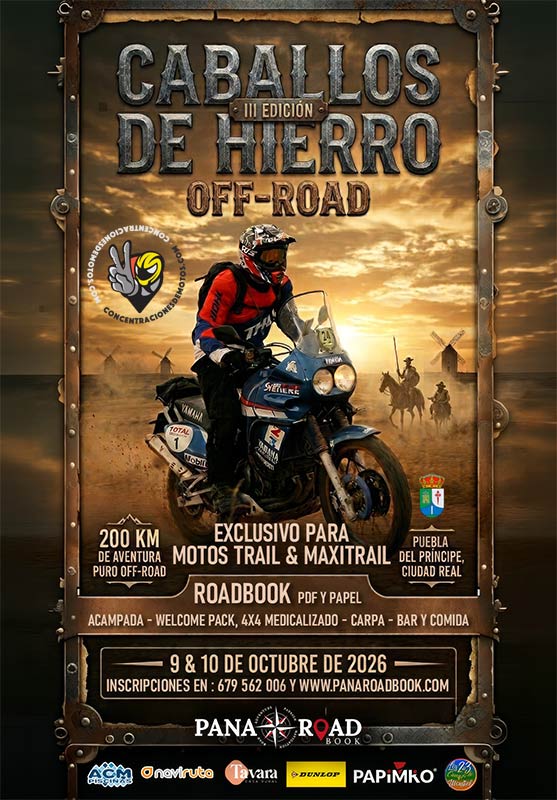 Cartel CABALLOS DE HIERRO OFFROAD