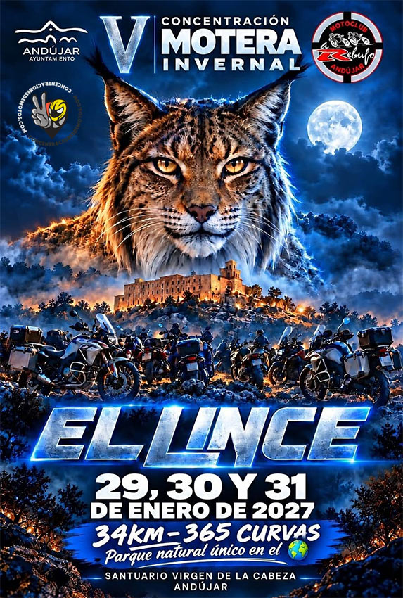 Cartel CONCENTRACIÓN MOTERA INVERNAL «EL LINCE»